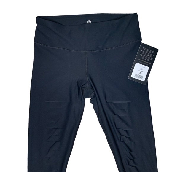 90 Degree NWT Women’s Cut Out Caged Front Black Yoga Pants - Picture 4 of 5